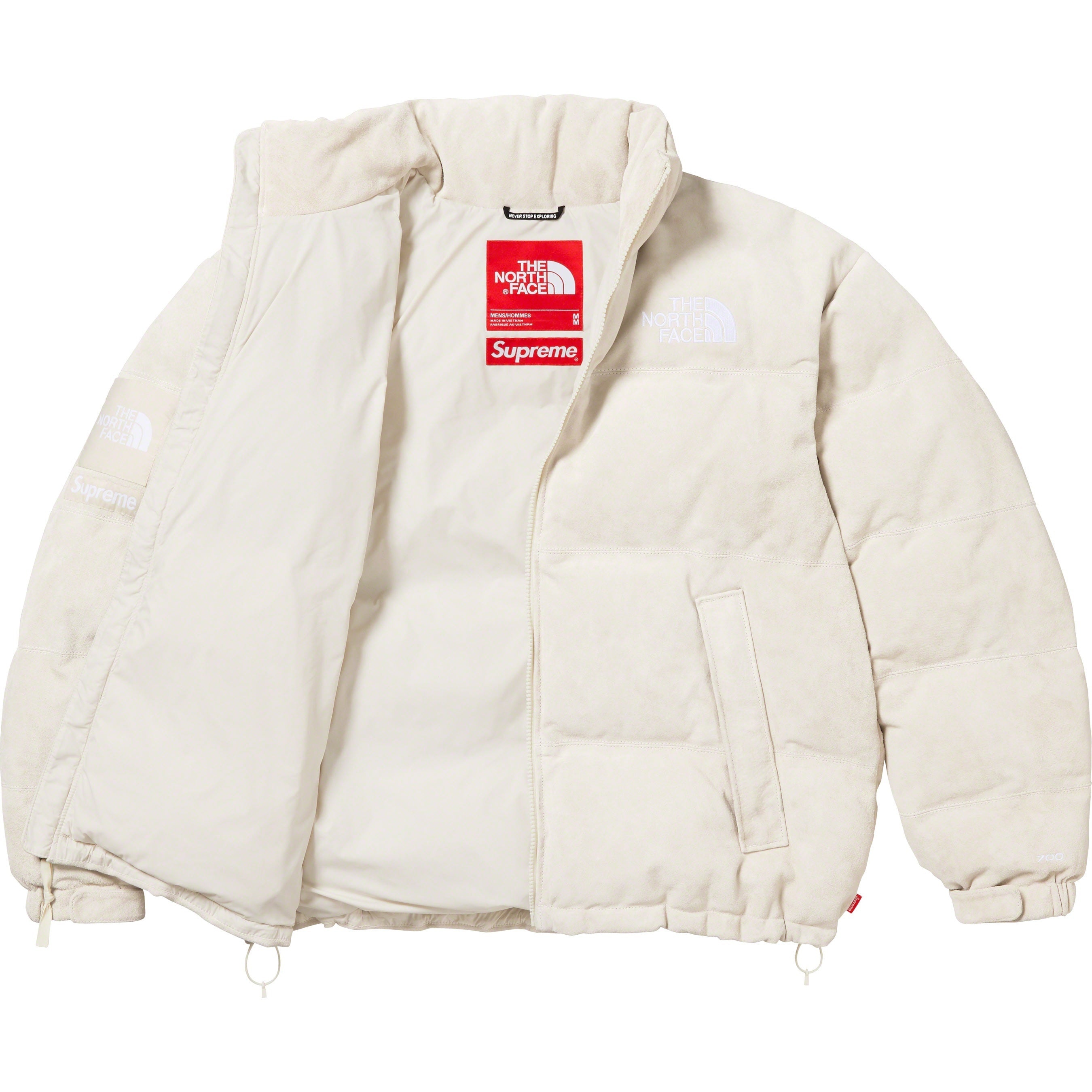 Supreme®/The North Face® Suede Nuptse Jacket view 5